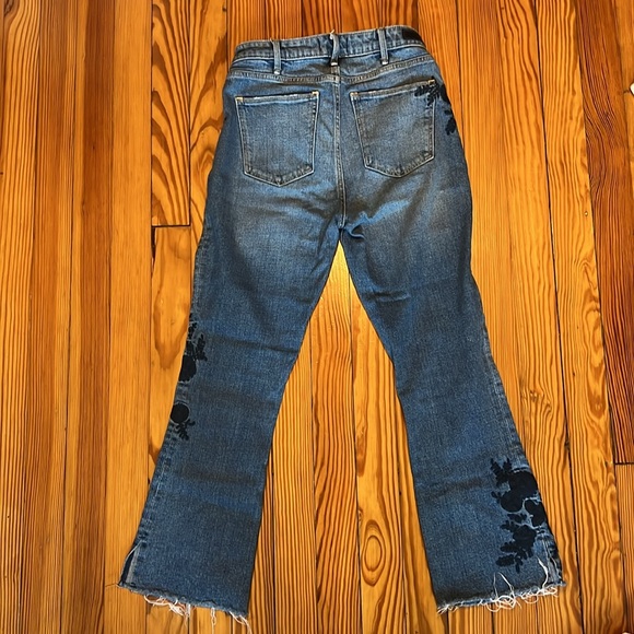 Abercrombie and fitch Simone high rise ankle flare embroidered jeans - Picture 3 of 6